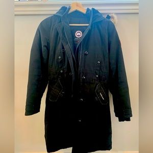 Black Canada Goose coat, women’s size S